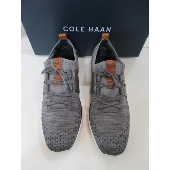 Men's Cole Haan Grand Motion Woven stitchlite Sneakers Shoes Grey - Picture 5 of 8